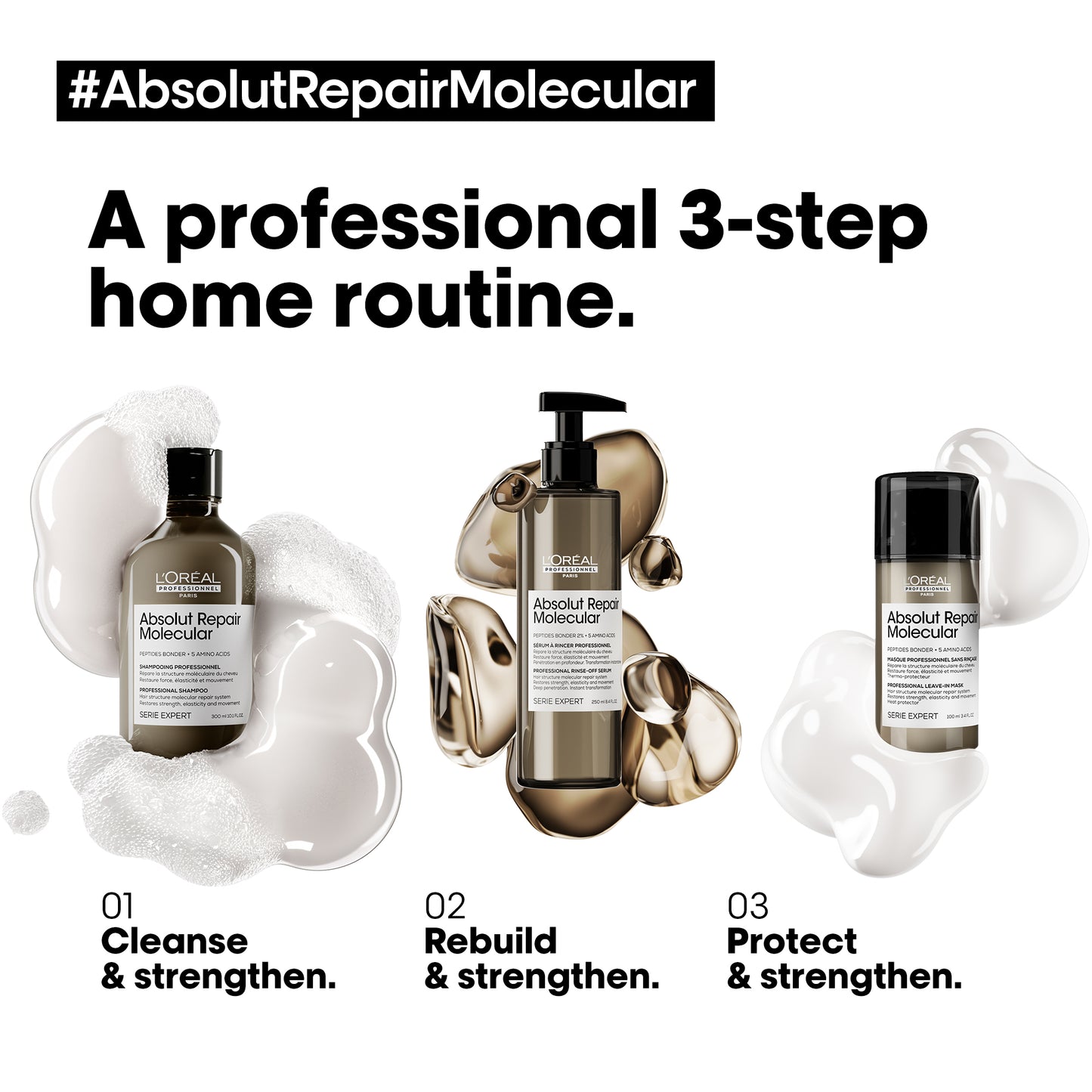 L'Oreal Professionnel Absolut Repair Molecular Repairing Leave-in Mask 100ml