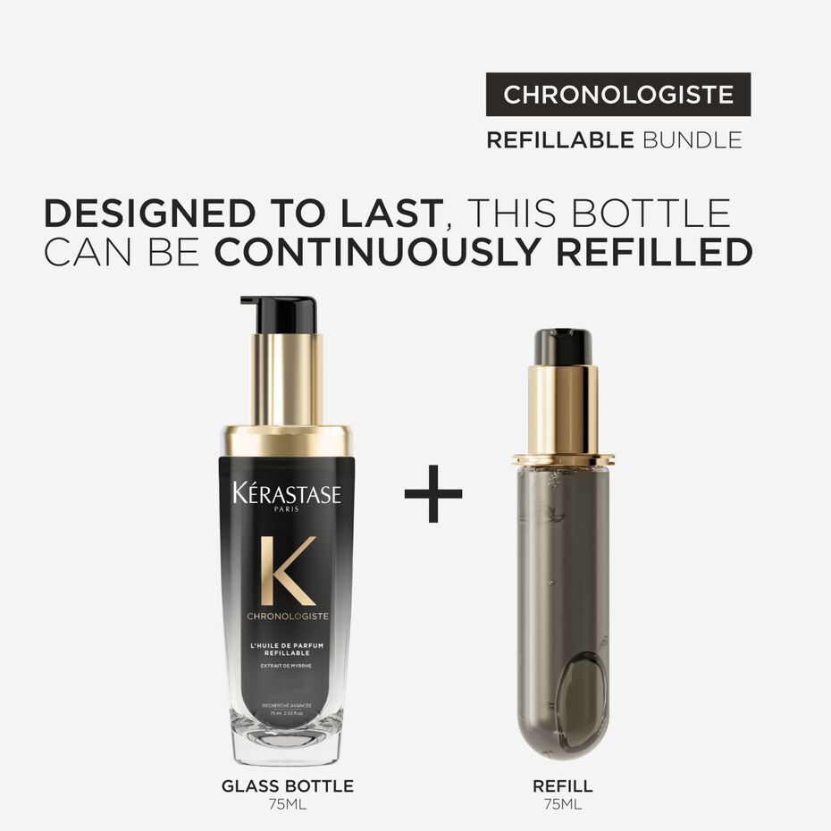 Kerastase Paris Chronologiste L'Huile De Parfum Refillable Bottle Hair Oil 75ml