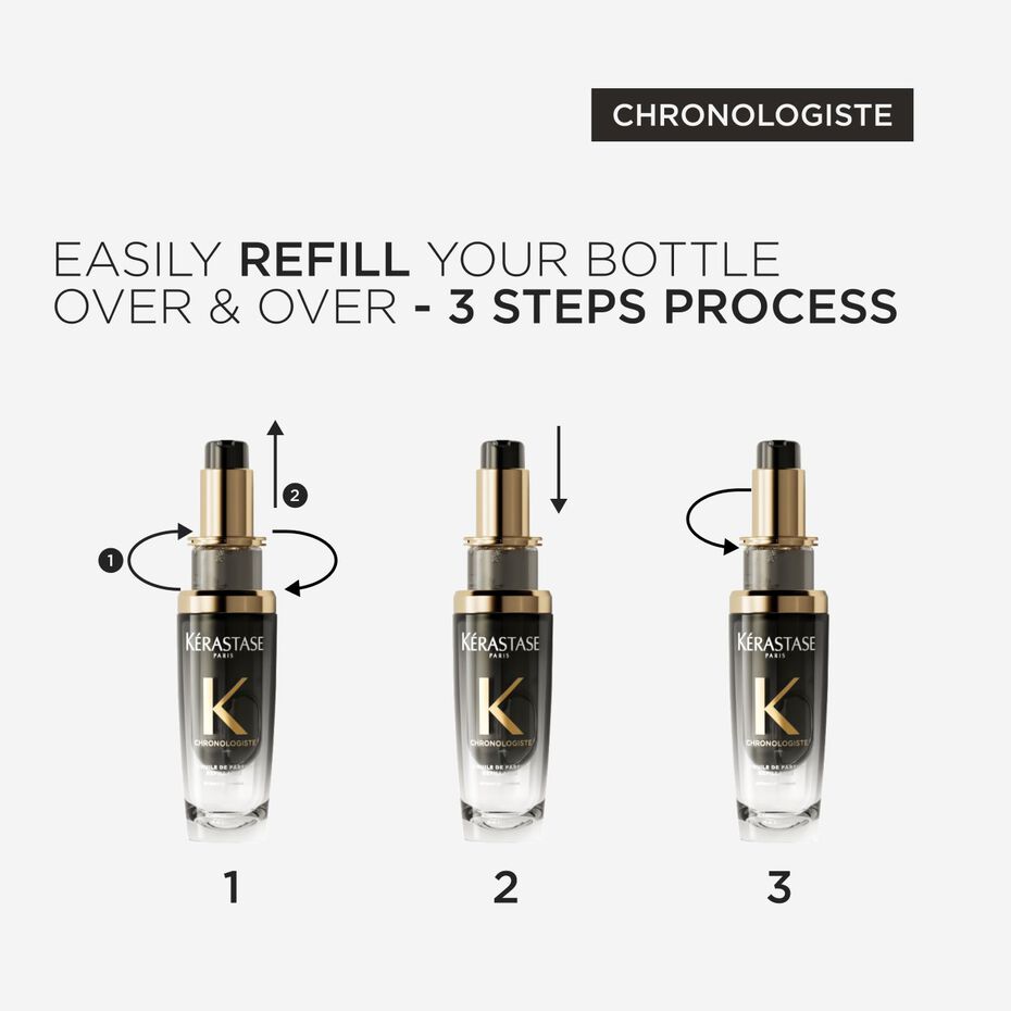 Kerastase Paris Chronologiste L'Huile De Parfum Refillable Bottle Hair Oil 75ml