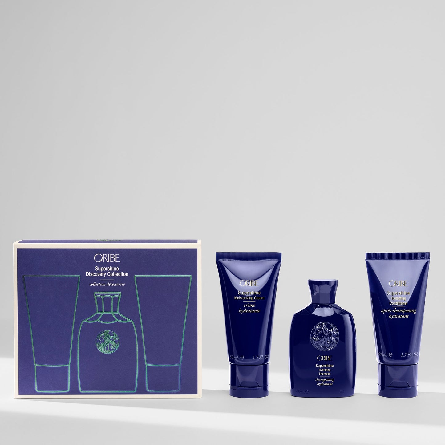 Oribe Supershine Discovery Collection Travel Kit (Shampoo + Treatment + Moisturizing Cream)