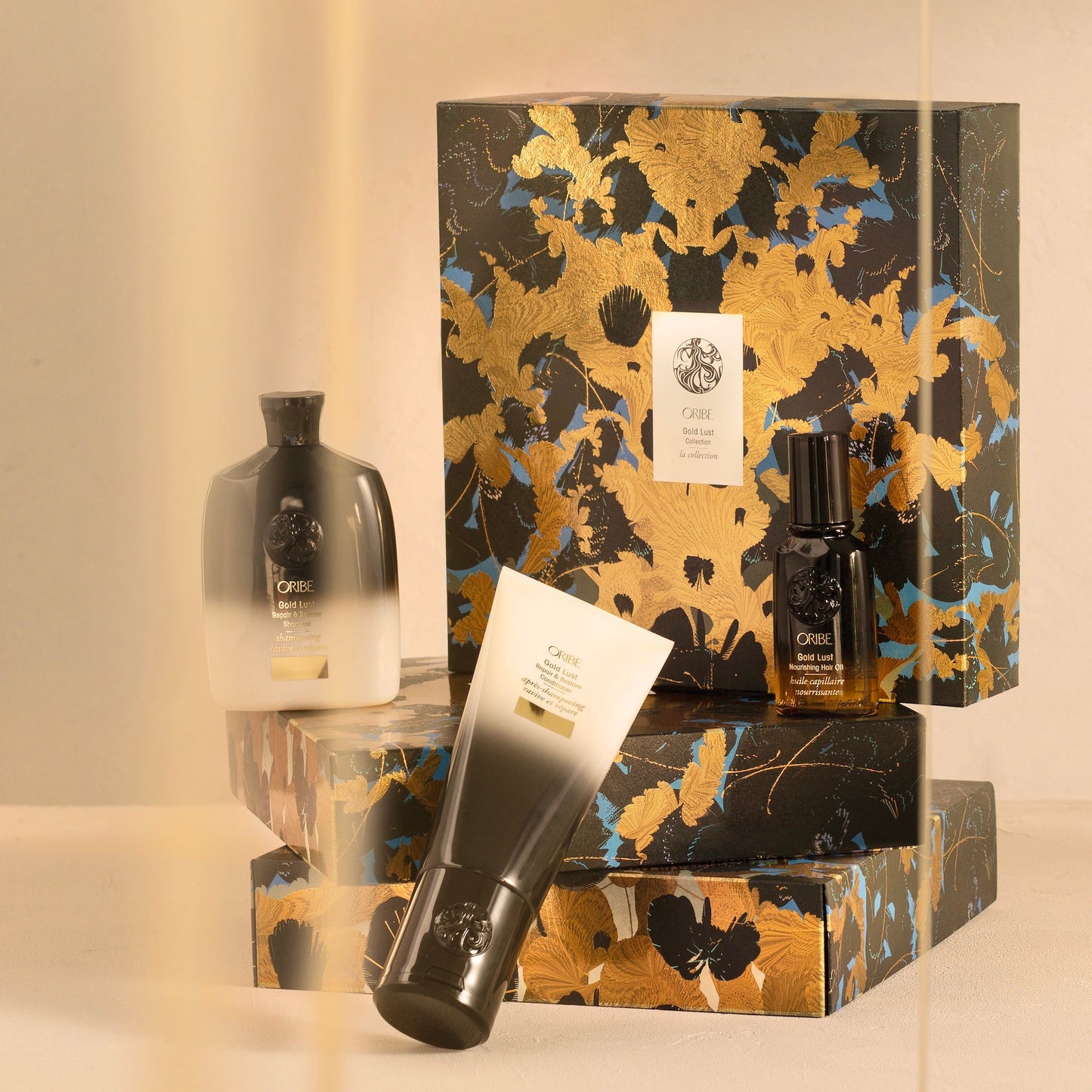 Oribe Gold Lust Collection (Shampoo 250ml + Conditioner 200ml + Hair Oil 50ml)