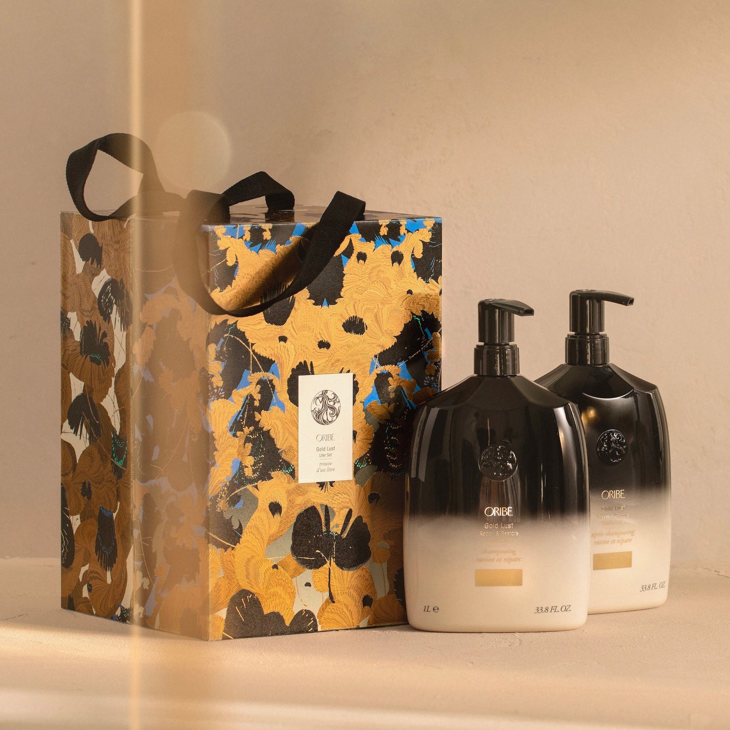 Oribe Gold Lust Liter Set (Shampoo 1000ml + Conditioner 1000ml)