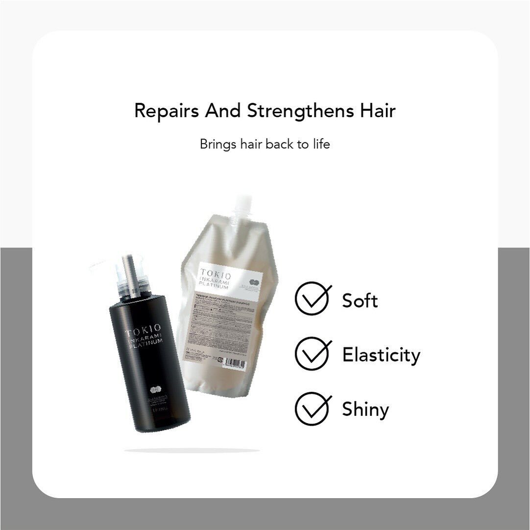 TOKIO IE Platinum Inkarami Platinum Shampoo - 700ml Refill Pack