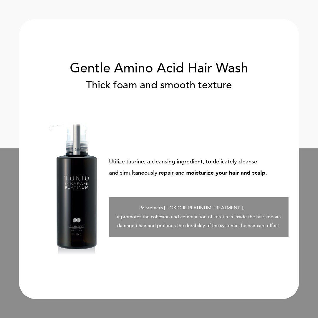 TOKIO IE Platinum Inkarami Platinum Shampoo - 700ml Refill Pack