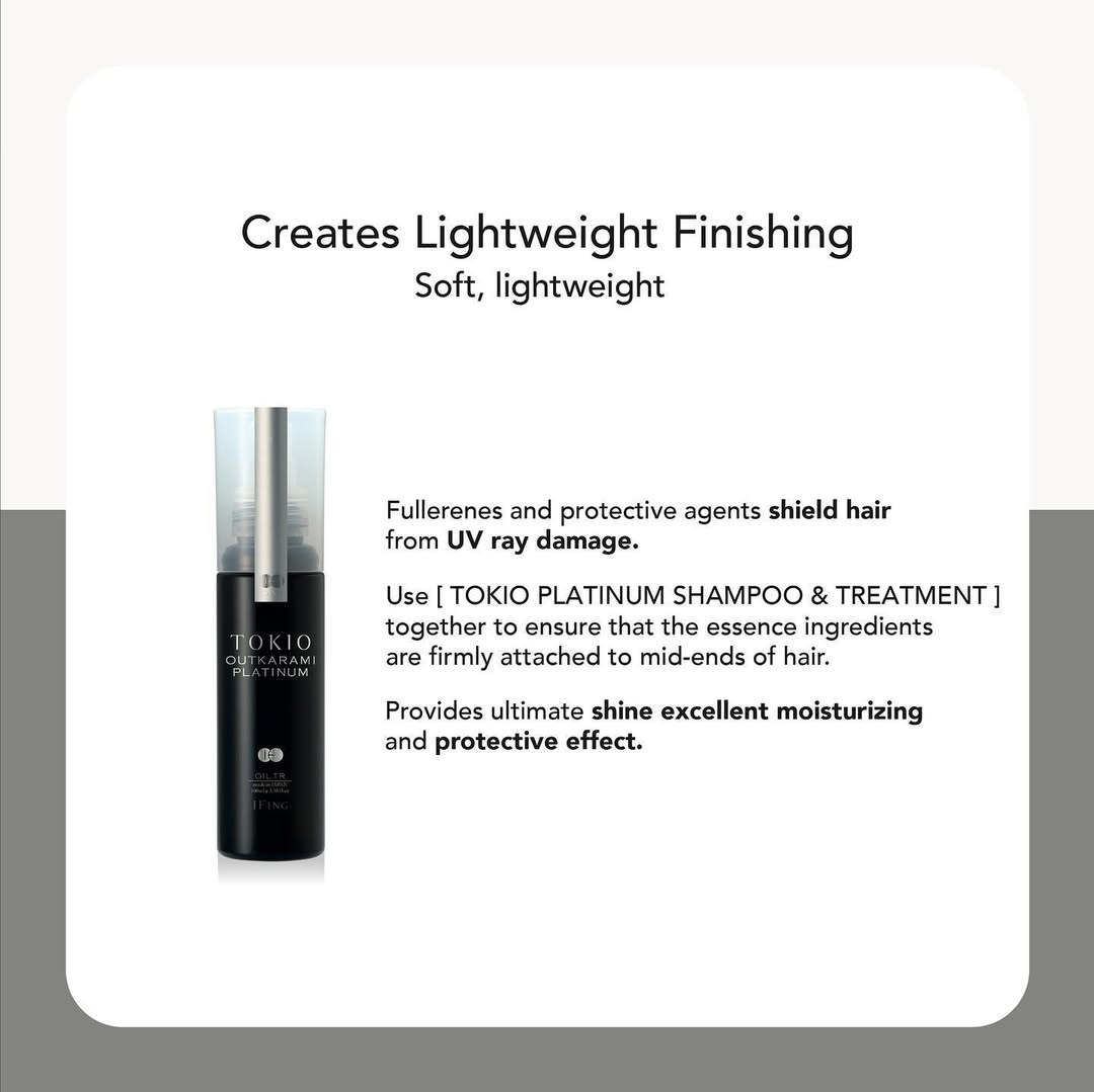 TOKIO IE Platinum Outkarami Platinum Oil. Treatment 100ml