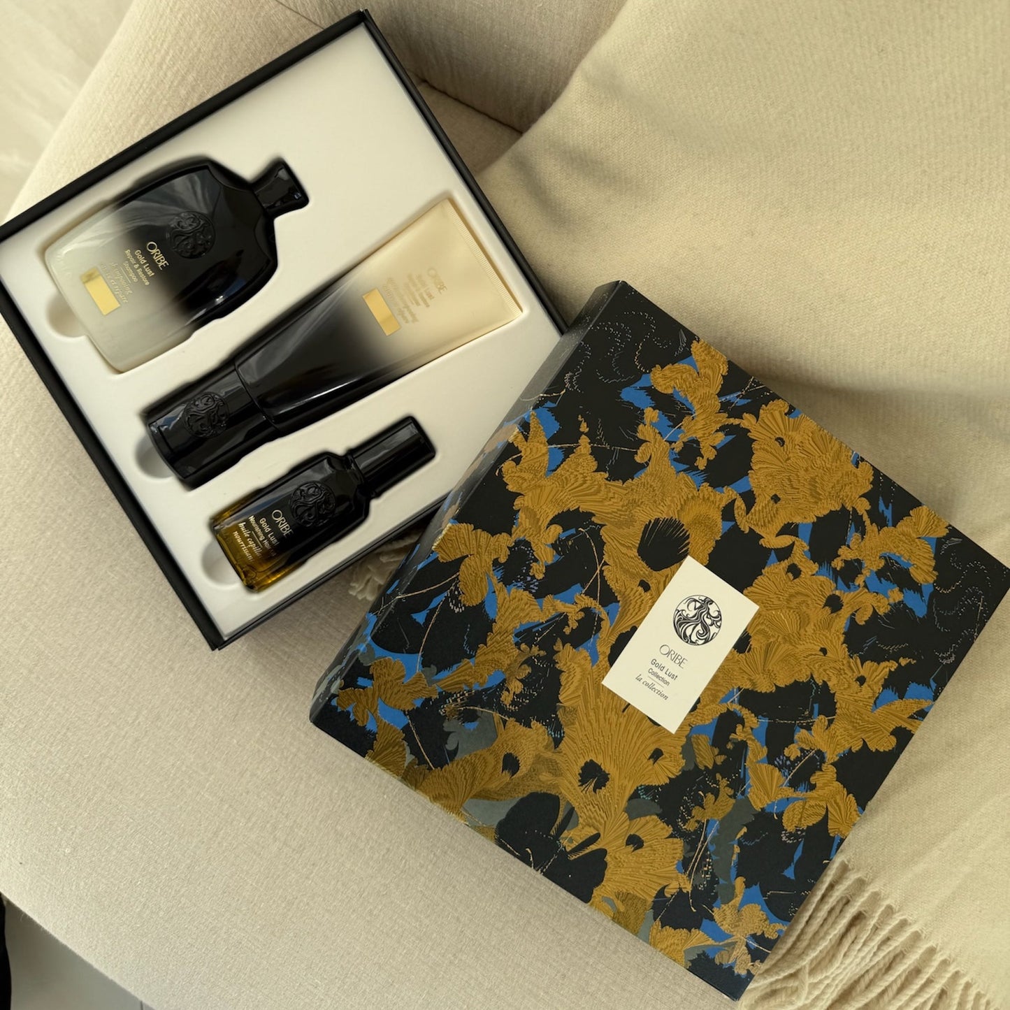Oribe Gold Lust Collection (Shampoo 250ml + Conditioner 200ml + Hair Oil 50ml)