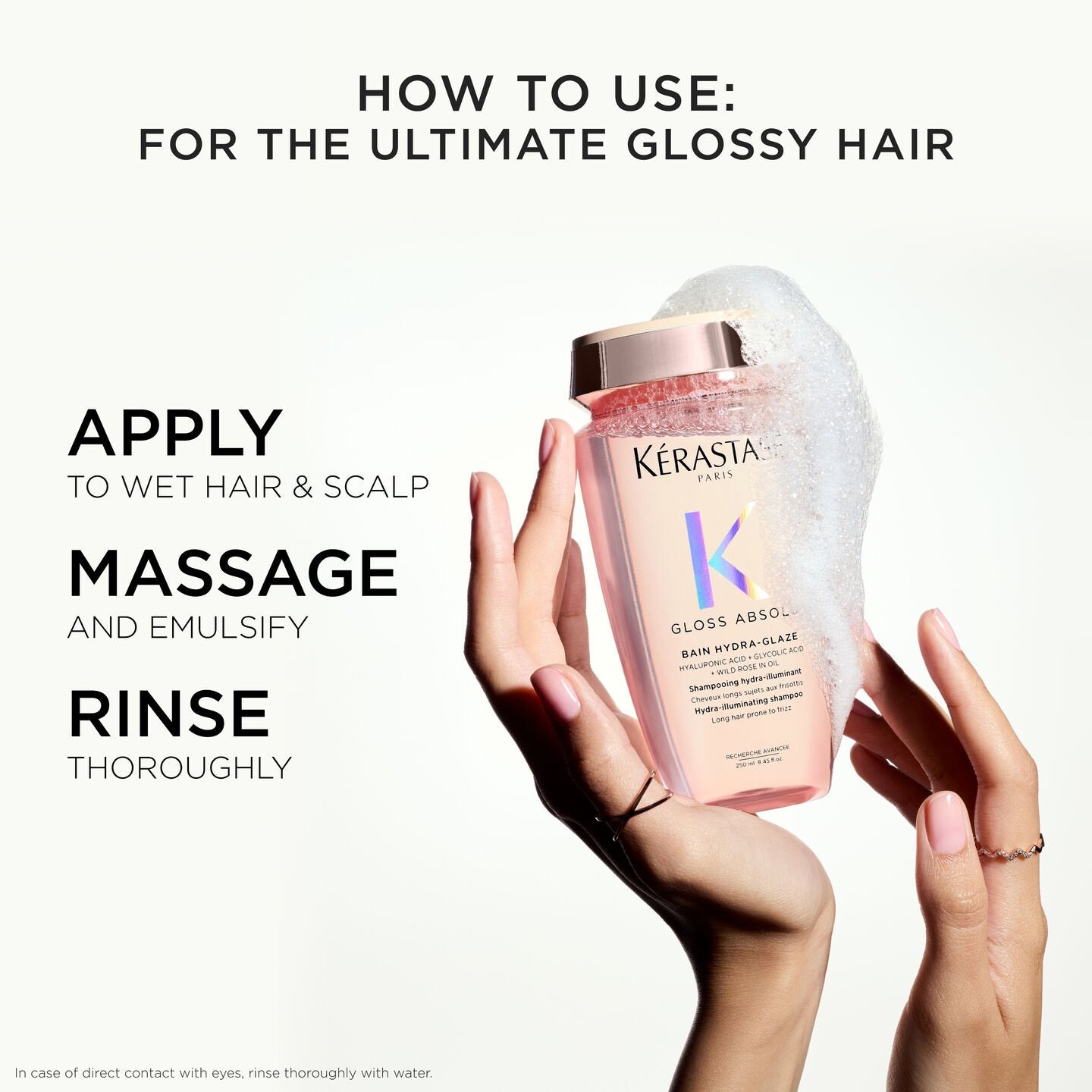 Kérastase Gloss Absolu Bain Hydra-Glaze Anti-Frizz Shampoo - 250ml
