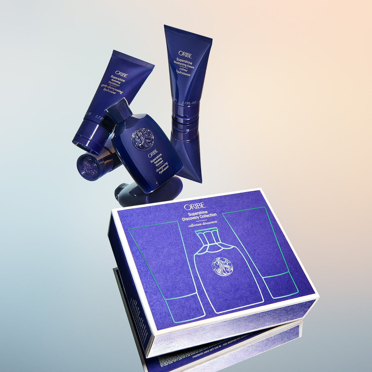 Oribe Supershine Discovery Collection Travel Kit (Shampoo + Treatment + Moisturizing Cream)