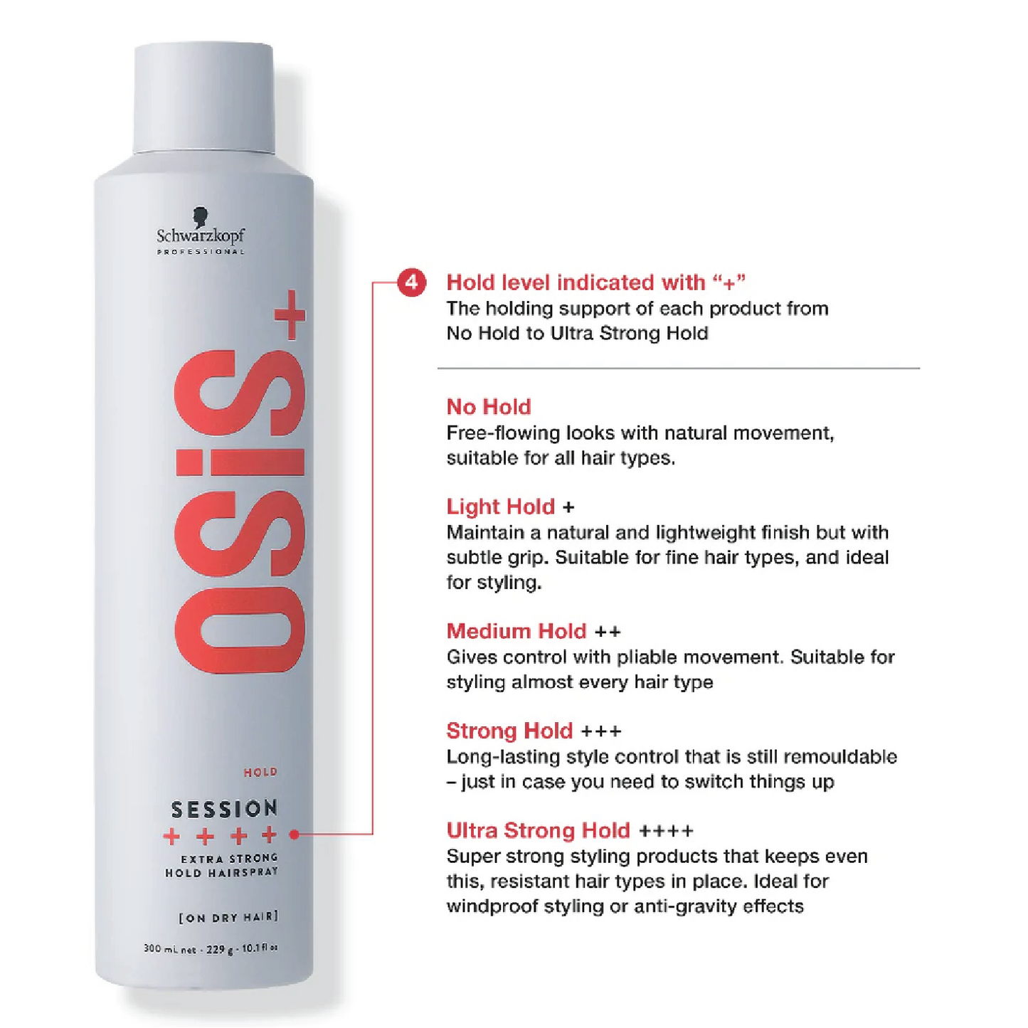 Schwarzkopf Professional OSiS Session Extra Strong Hairspray - 500ml