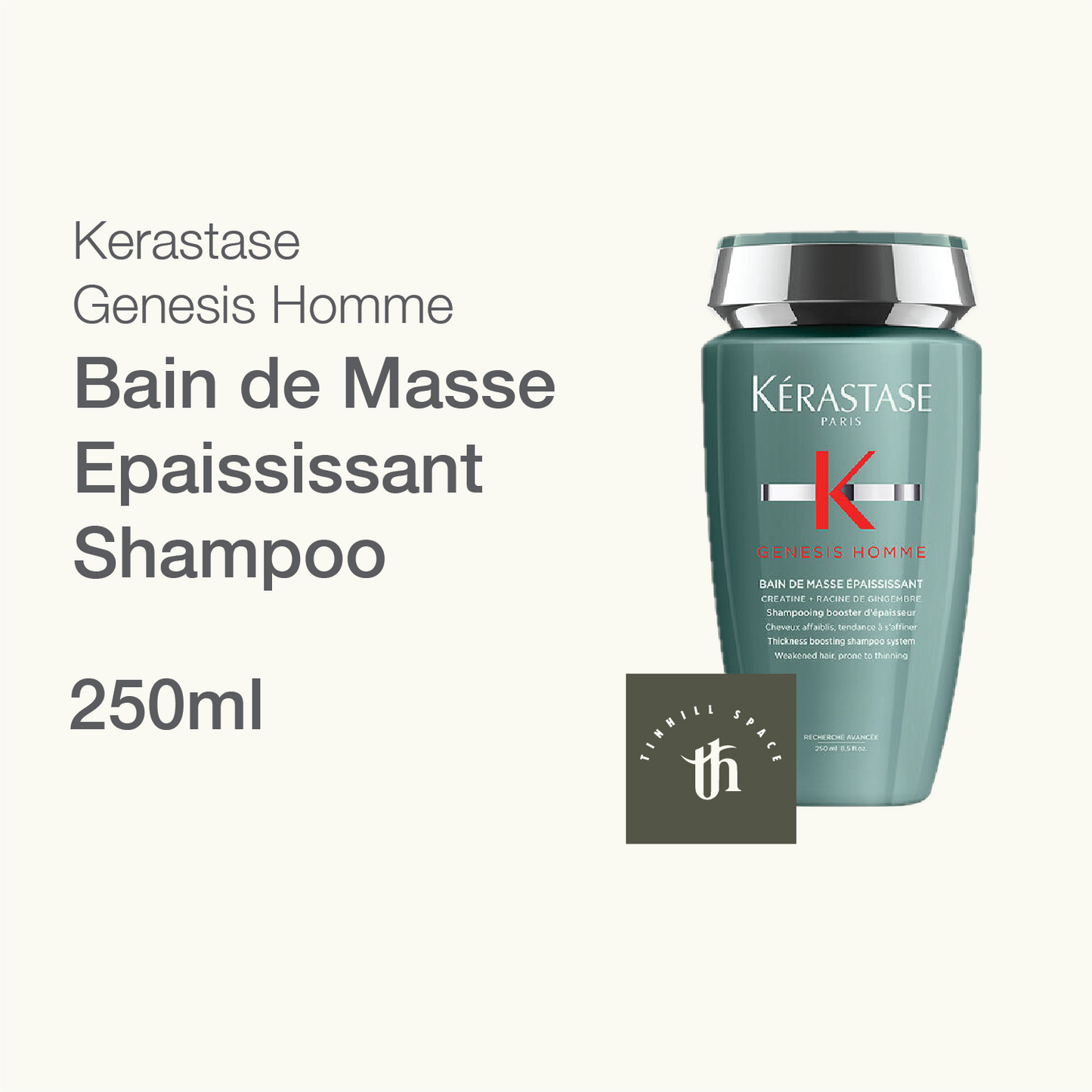 Kérastase Genesis Homme Bain de Masse Épaississant Shampoo - 250ml