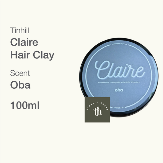 [Online Exclusive] Tinhill Claire Hair Clay Oba 100ml