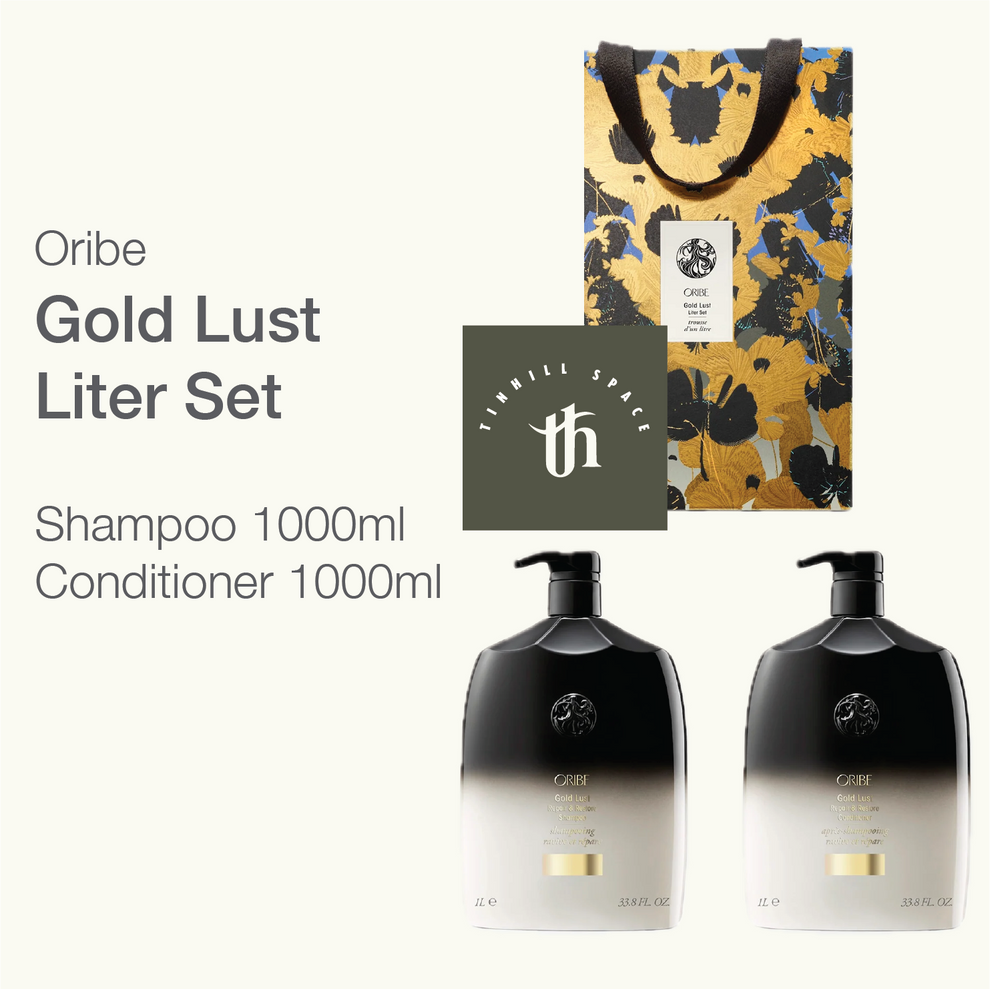 Oribe Gold Lust Liter Set (Shampoo 1000ml + Conditioner 1000ml ...