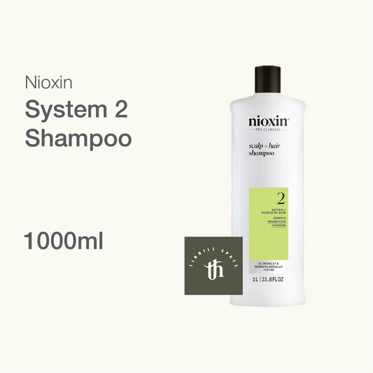 Nioxin System 2 Cleanser Shampoo 1000ml / 1L