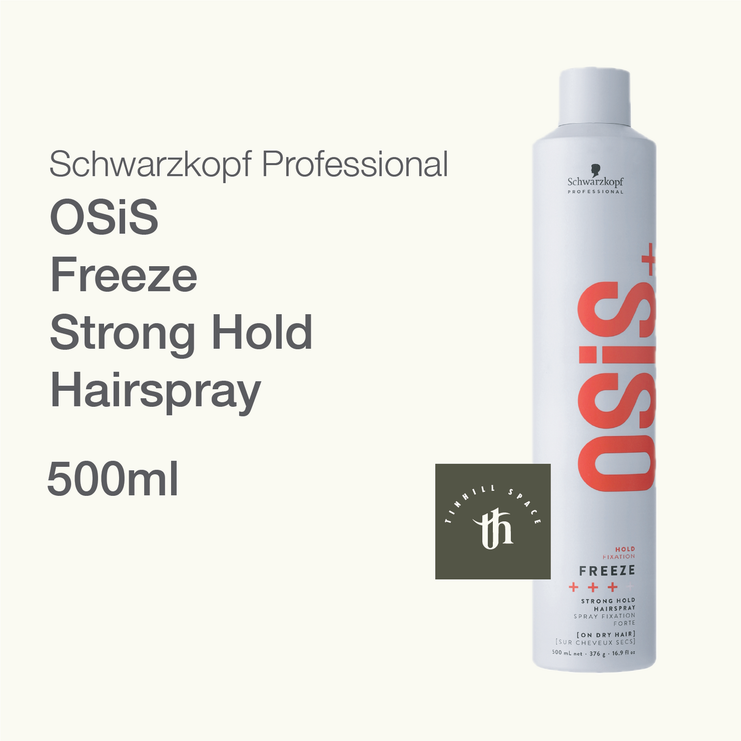 Schwarzkopf Professional OSiS Freeze Strong Hairspray - 500ml