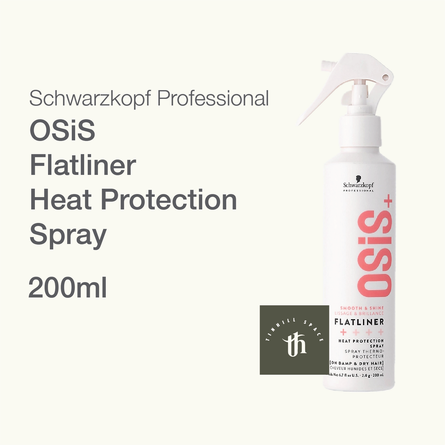 Schwarzkopf Professional OSiS Flatliner Heat Protection Spray - 200ml