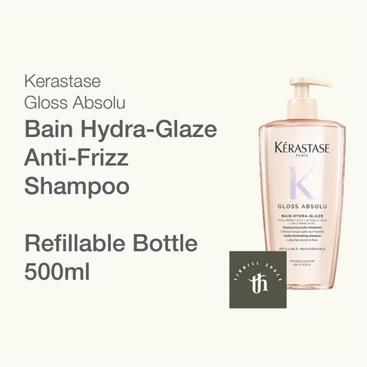 Kérastase Gloss Absolu Bain Hydra-Glaze Anti-Frizz Shampoo - Refillable Bottle 500ml