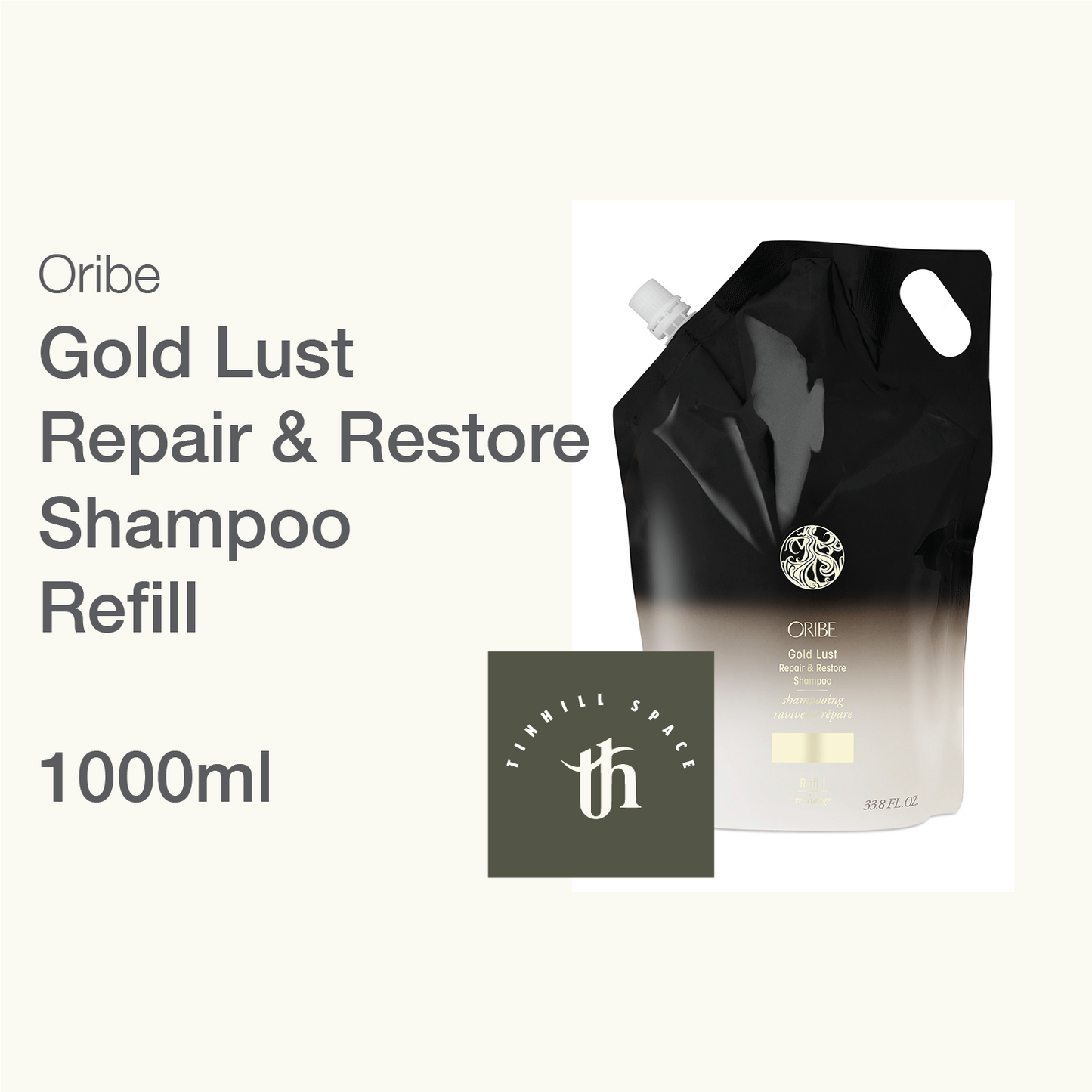 Oribe Gold Lust Repair & Restore Shampoo Refill Liter - 1000ml