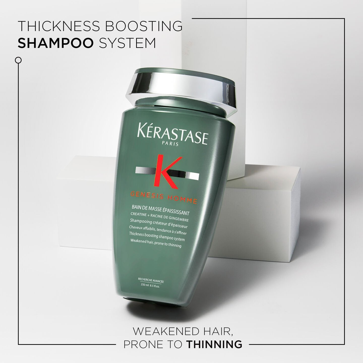 Kérastase Genesis Homme Bain de Masse Épaississant Shampoo - 250ml