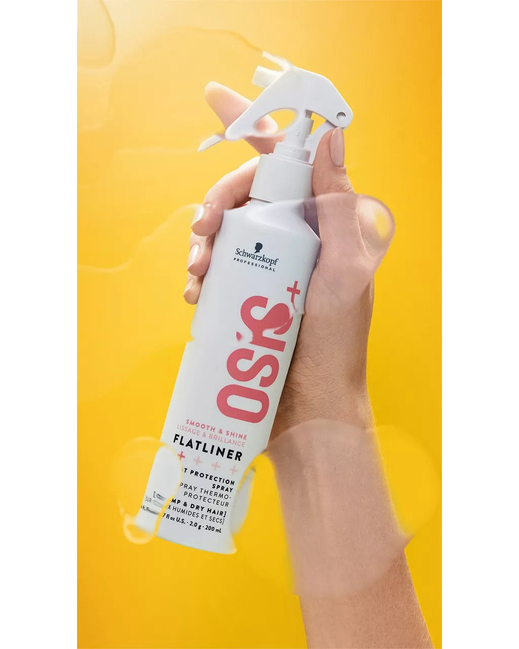 Schwarzkopf Professional OSiS Flatliner Heat Protection Spray - 200ml