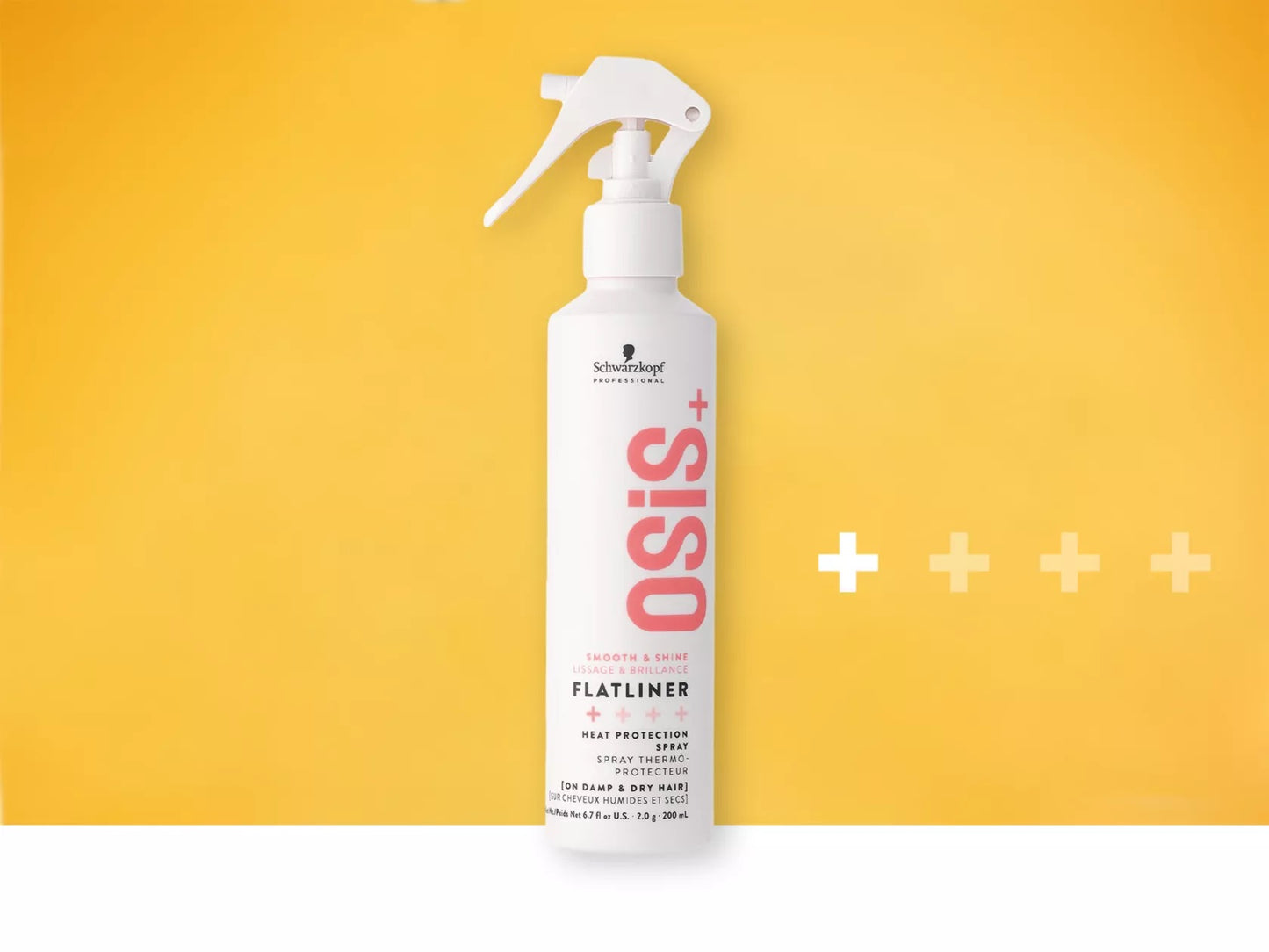 Schwarzkopf Professional OSiS Flatliner Heat Protection Spray - 200ml